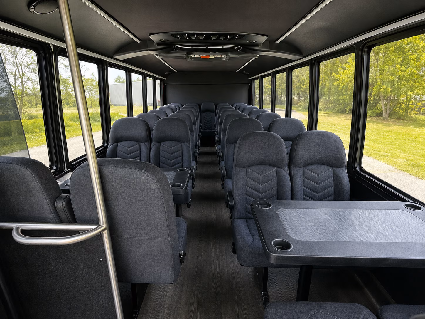 toms river 18 passenger minibus inside