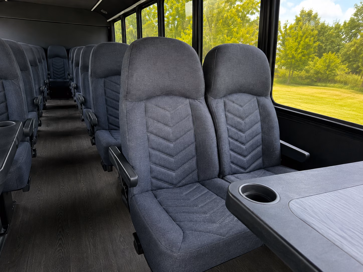 toms river 20 passenger minibus interior