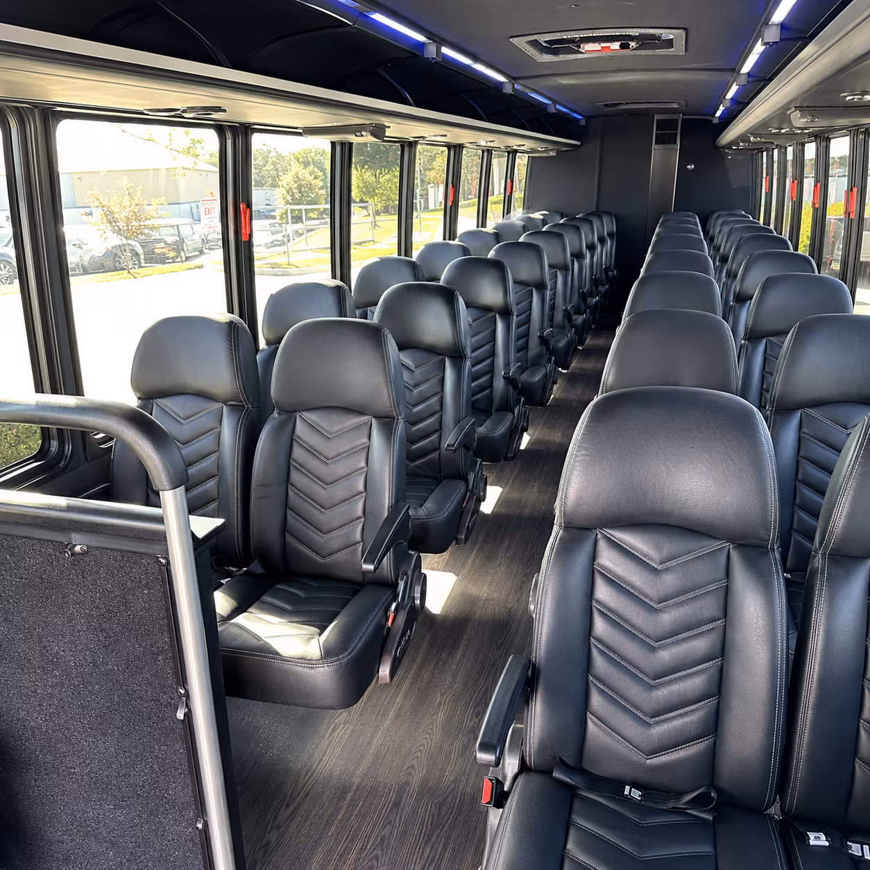 toms river 28 passenger minibus inside
