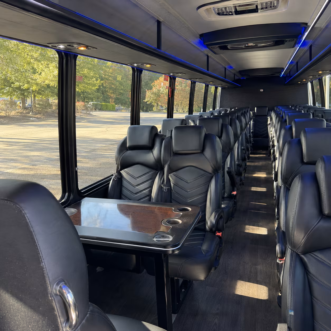 toms river 28 passenger minibus interior