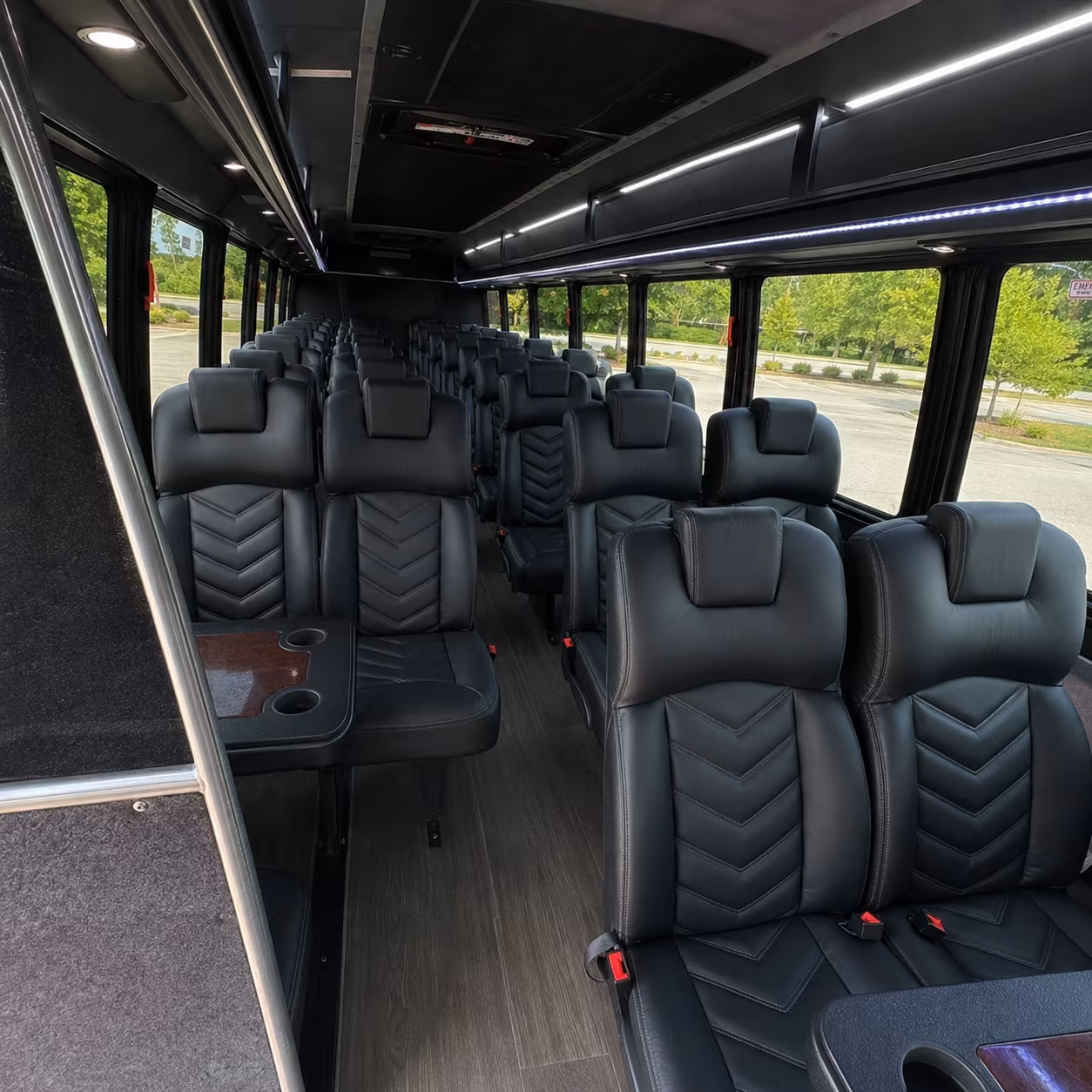 toms river 35 passenger minibus interior