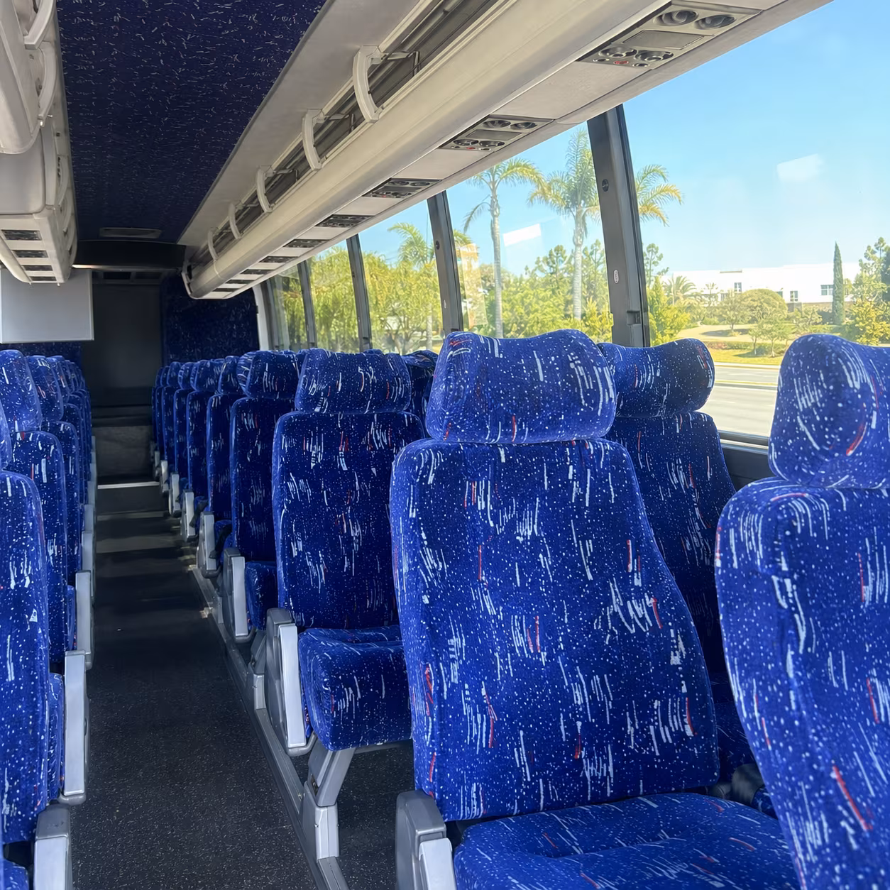 toms river 56 passenger charter bus inside