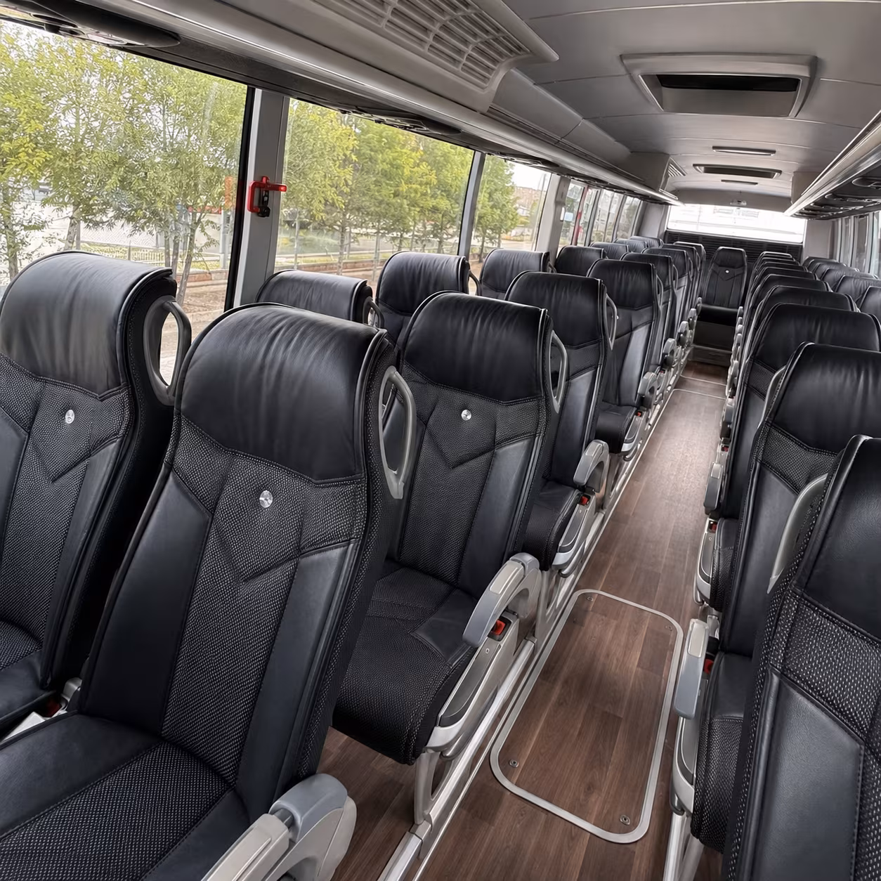 toms river 56 passenger charter bus interior