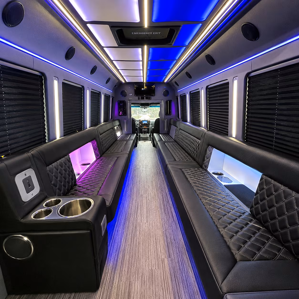 toms river party bus rental interior