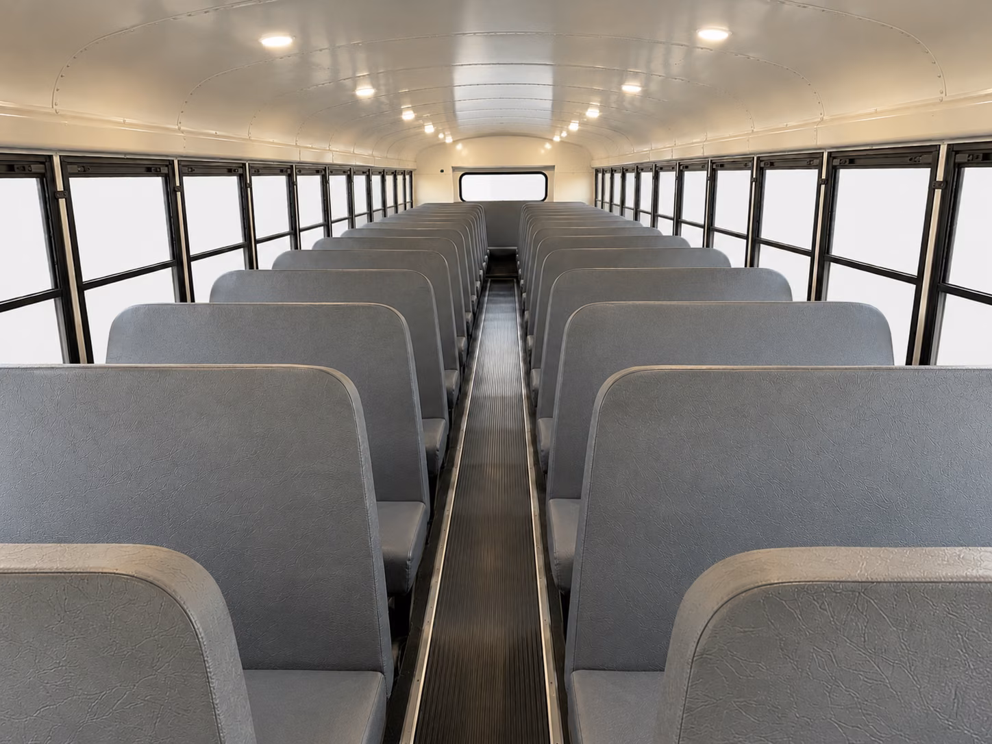 toms river school bus inside