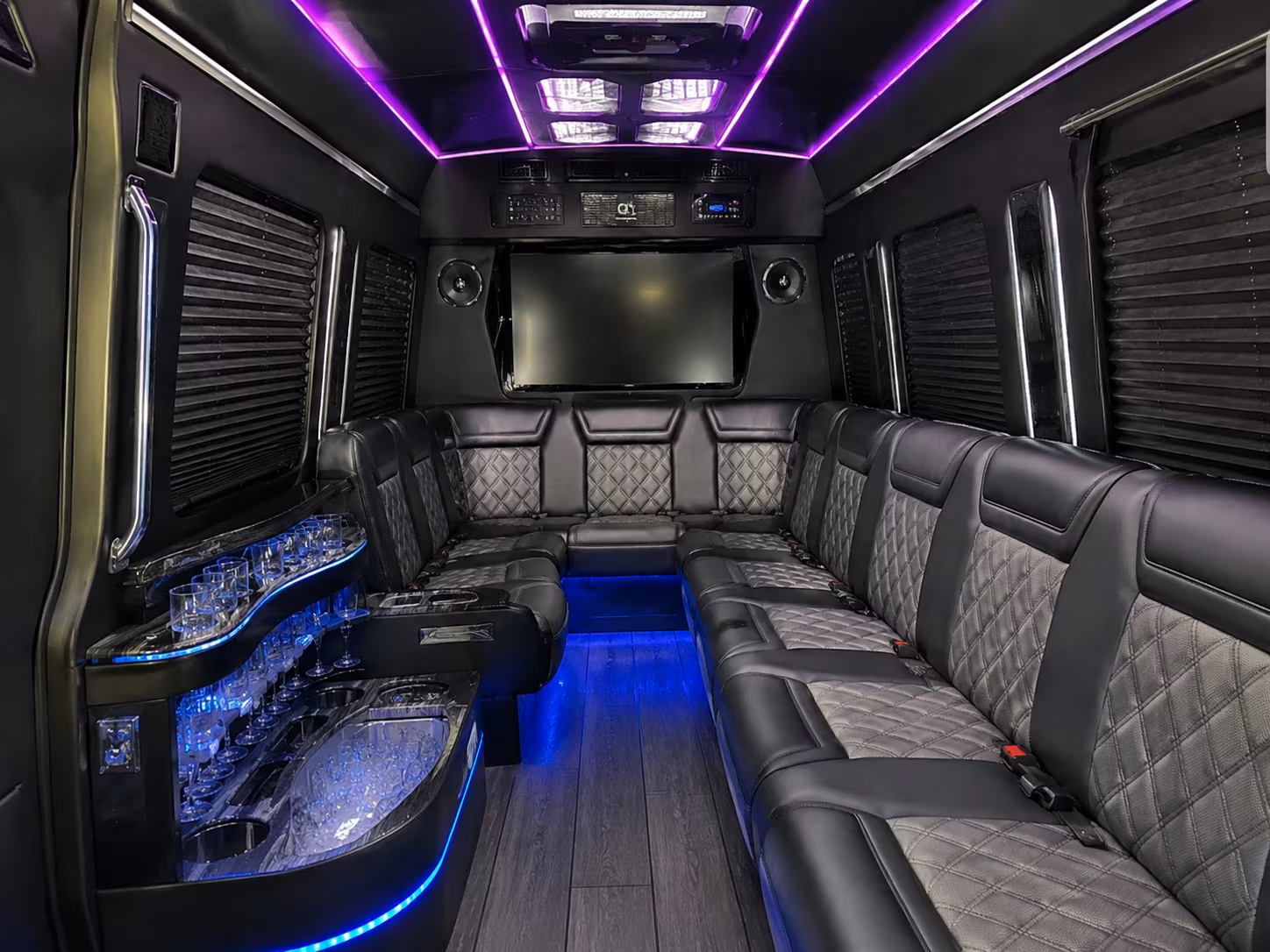 toms river sprinter limousine inside